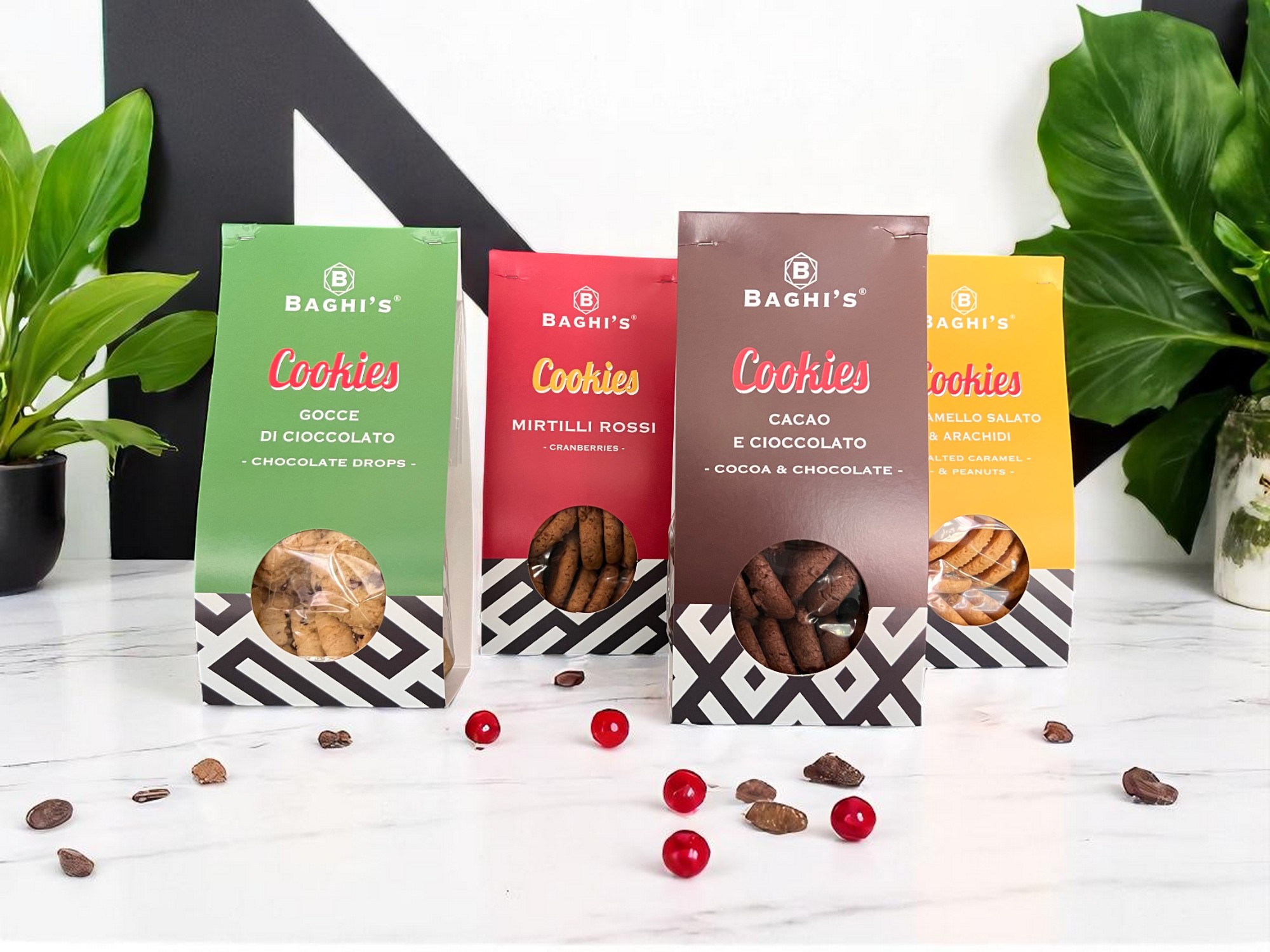 Cookies artigianali Baghi's in sacchetto